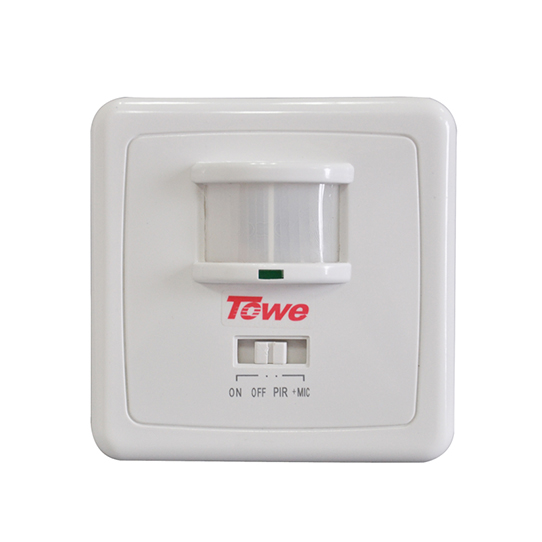 Switch controlled by infrared ray, sound &light