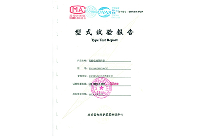TPS B100（385/100/1P)型式試驗報告