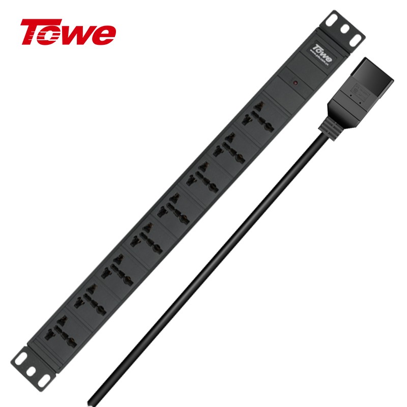 3米線+C20插頭+8位10A多用孔 EN16C/W801