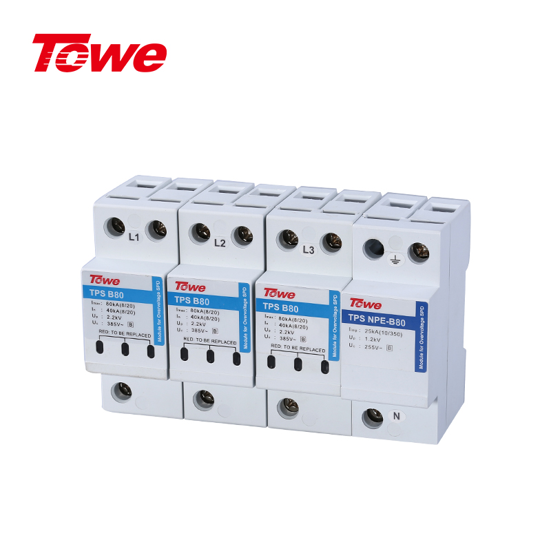 高能量80KA電源電涌保護(hù)器B級防護(hù)組合 TPS B80 4P/TPS-B80 4P-S/TPS B80 3P+N/TPS-B80 3P+N-S/TPS B80 3P/TPS B80 2P/TPS B80 1P+N/TPS-B80 1P+N-S/TPS B80 1P/TPS NPE(B80)
