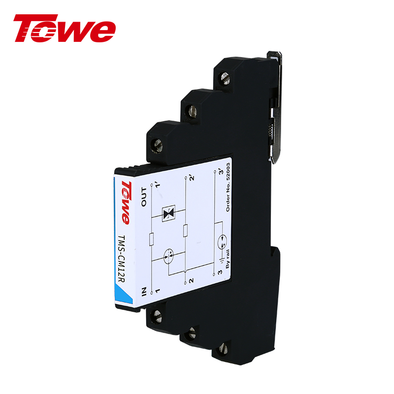 TOWE同為CM系列超薄測控信號系統電涌保護器 附帶熔斷器回路保護 適用于各種過程I/O 適用RS232/422/485 可用于本安電路 TMS-CM05R TMS-CM12R TMS-CM24R TMS-CM48R