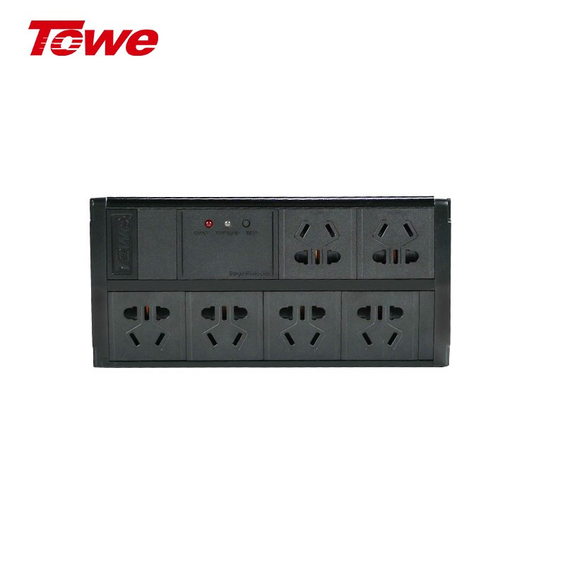 TOWE同為電源濾波器插排插座 220v抗干擾防雷濾波轉(zhuǎn)換器插座 輸出純凈電源 3x1.5平方加粗線纜 工業(yè)級(jí)安全插座 高頻濾波防雷插座 APZ-1026SF APZ-1026SFK6
