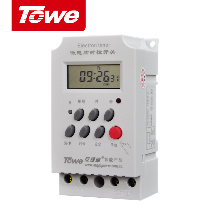TOWE同為高精度工業(yè)定時器開關(guān)/微電腦時控開關(guān) 時間控制器 導軌式可精確到秒 微電腦全自動時控開關(guān)定時器 TW-ED32J