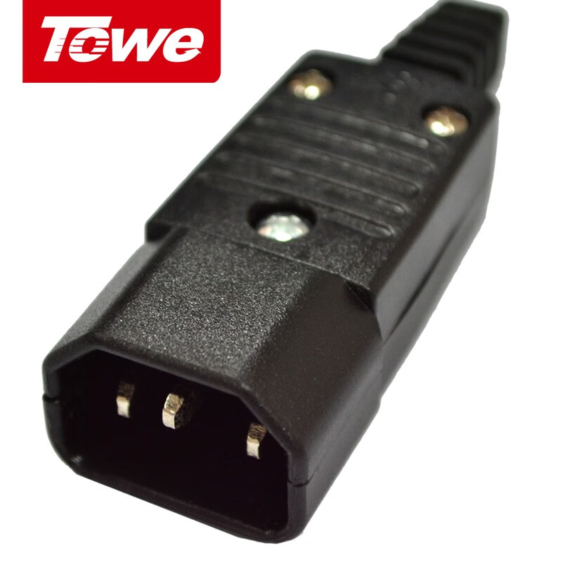 TOWE同為 IEC C14 自接線插頭10A  TW-F-CT-C14